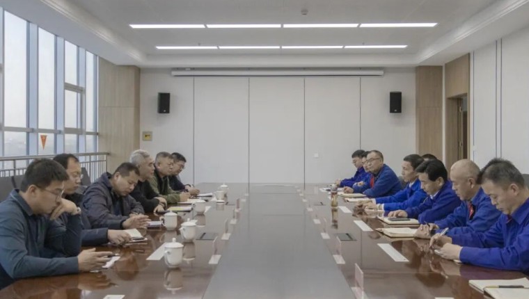 明泉集团董事局副主席孙志田一行到 刘化化工公司考察交流